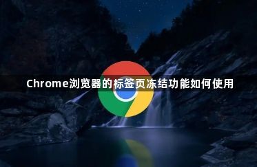 Chrome浏览器的标签页冻结功能如何使用