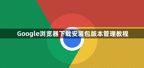 Google浏览器下载安装包版本管理教程