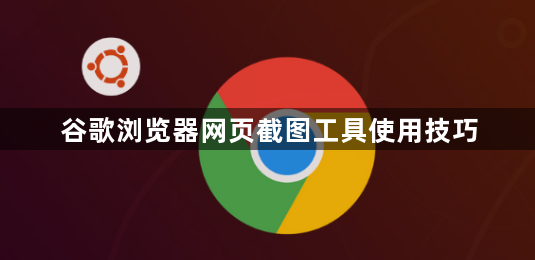 谷歌浏览器网页截图工具使用技巧