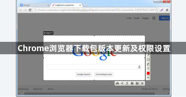 Chrome浏览器下载包版本更新及权限设置