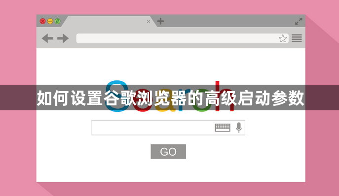 如何设置谷歌浏览器的高级启动参数