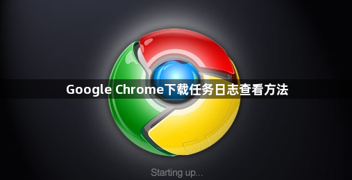 Google Chrome下载任务日志查看方法