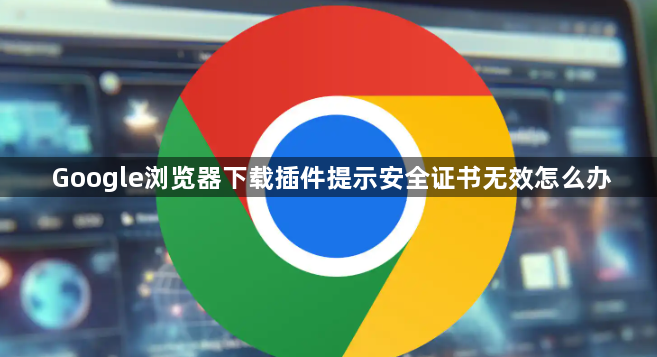 Google浏览器下载插件提示安全证书无效怎么办