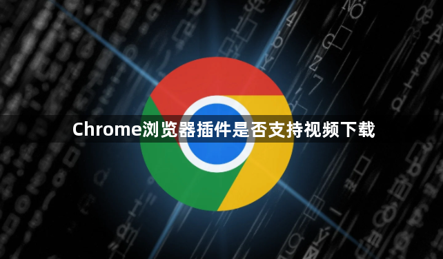 Chrome浏览器插件是否支持视频下载
