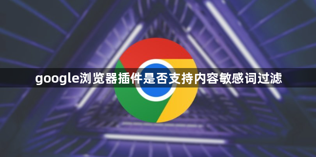 google浏览器插件是否支持内容敏感词过滤