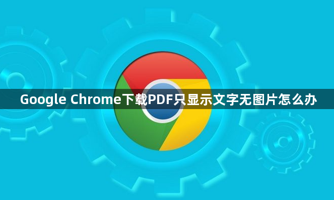 Google Chrome下载PDF只显示文字无图片怎么办