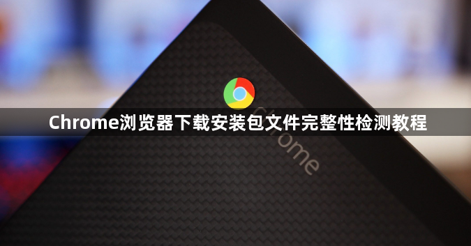 Chrome浏览器下载安装包文件完整性检测教程