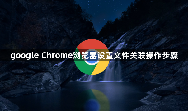 google Chrome浏览器设置文件关联操作步骤