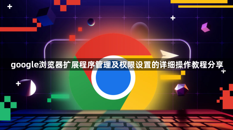 google浏览器扩展程序管理及权限设置的详细操作教程分享