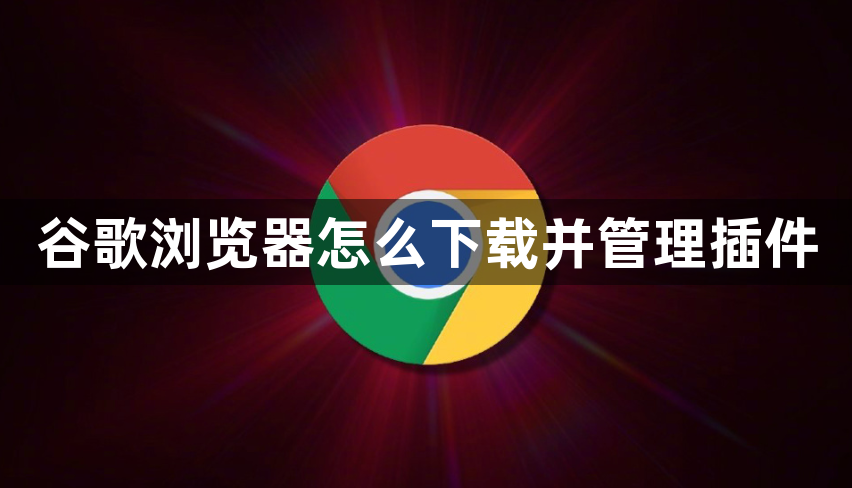 谷歌浏览器怎么下载并管理插件