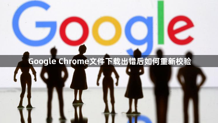 Google Chrome文件下载出错后如何重新校验