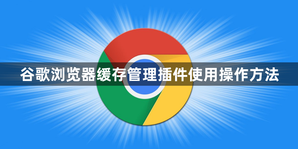 谷歌浏览器缓存管理插件使用操作方法
