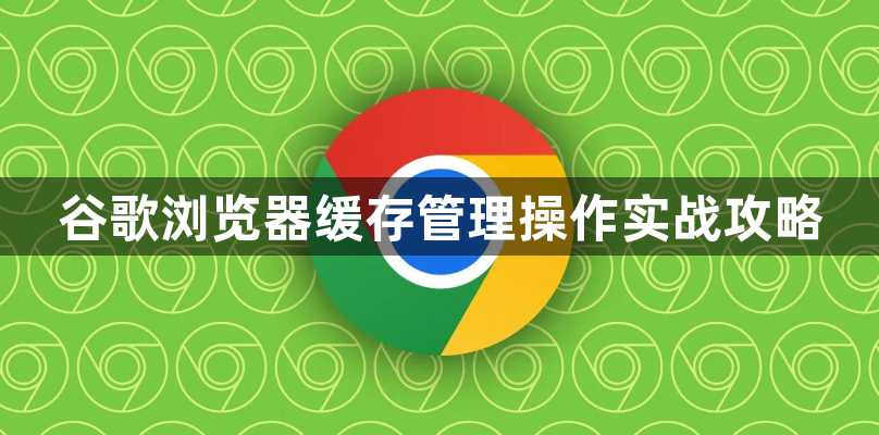 谷歌浏览器缓存管理操作实战攻略1