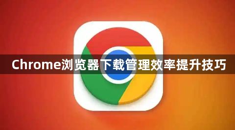 Chrome浏览器下载管理效率提升技巧1