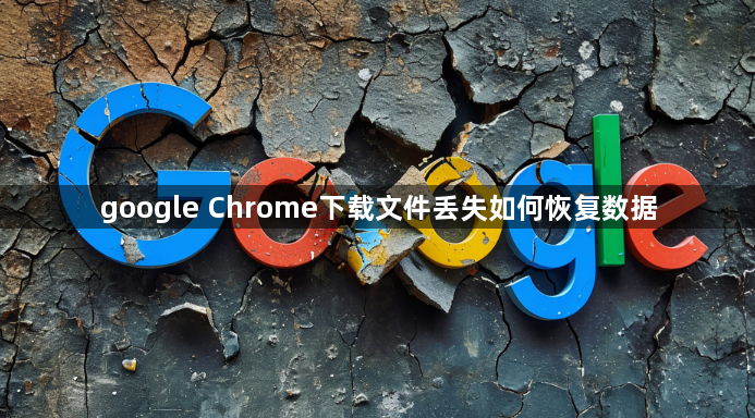 google Chrome下载文件丢失如何恢复数据1