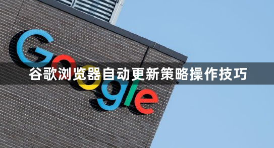 谷歌浏览器自动更新策略操作技巧1