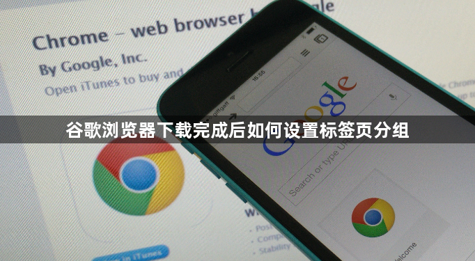 谷歌浏览器下载完成后如何设置标签页分组1