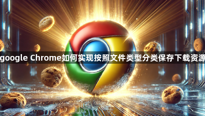 google Chrome如何实现按照文件类型分类保存下载资源1