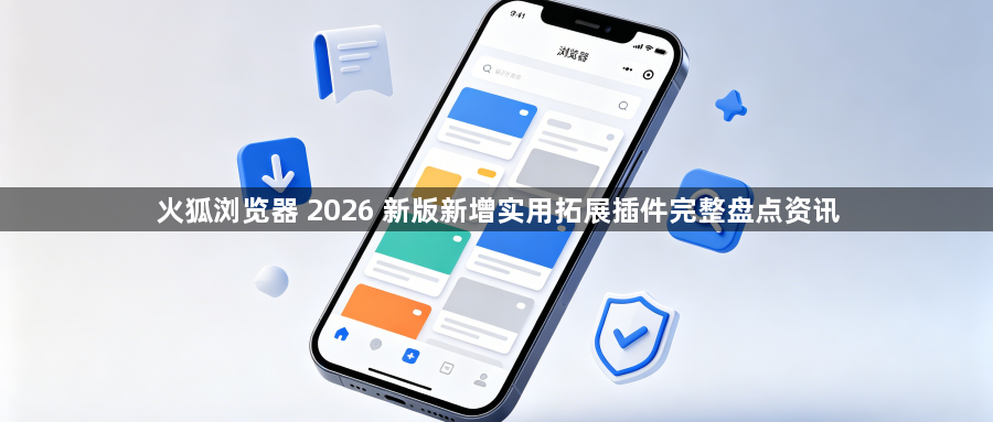 火狐浏览器 2026 新版新增实用拓展插件完整盘点资讯1