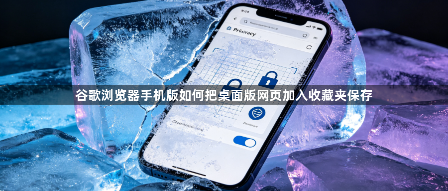 谷歌浏览器手机版如何把桌面版网页加入收藏夹保存