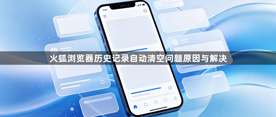 火狐浏览器历史记录自动清空问题原因与解决1