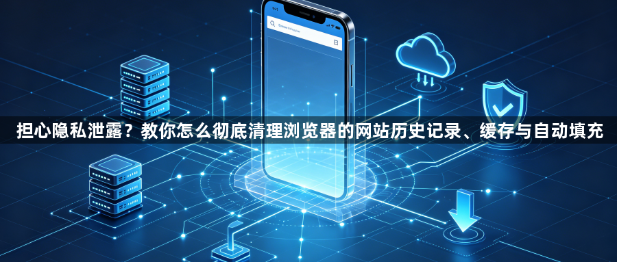 担心隐私泄露?教你怎么彻底清理浏览器的网站历史记录、缓存与自动填充1