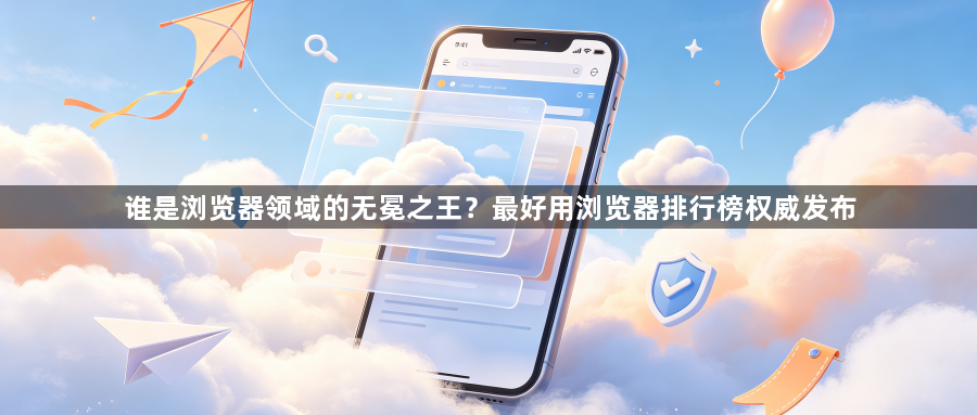 谁是浏览器领域的无冕之王?最好用浏览器排行榜权威发布1