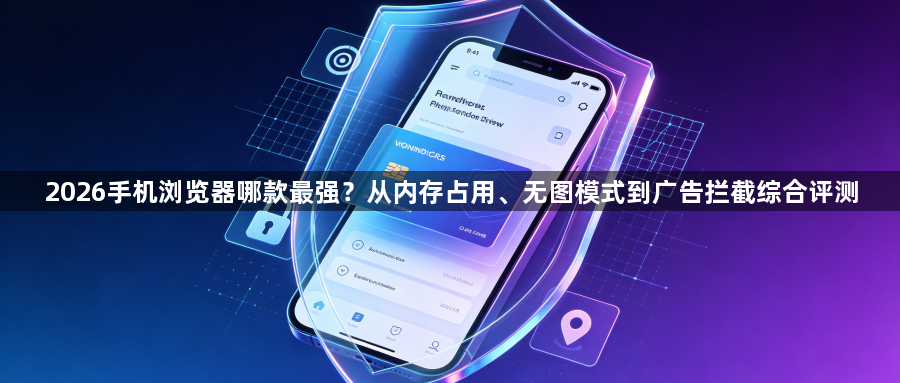 2026手机浏览器哪款最强?从内存占用、无图模式到广告拦截综合评测1