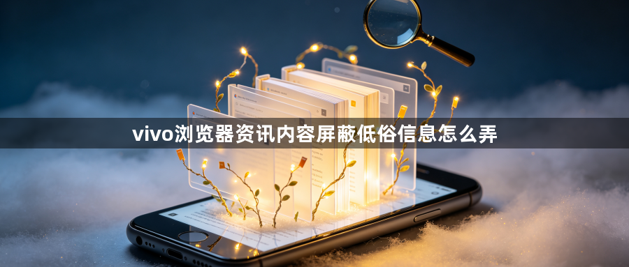 vivo浏览器资讯内容屏蔽低俗信息怎么弄1