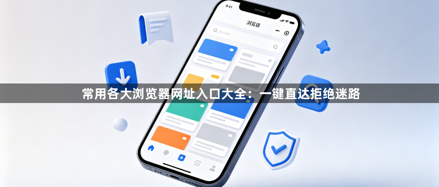 常用各大浏览器网址入口大全:一键直达拒绝迷路1