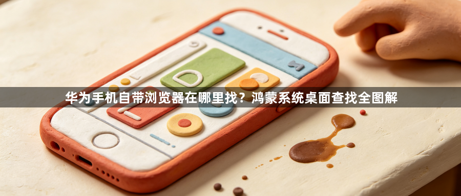 华为手机自带浏览器在哪里找？鸿蒙系统桌面查找全图解1