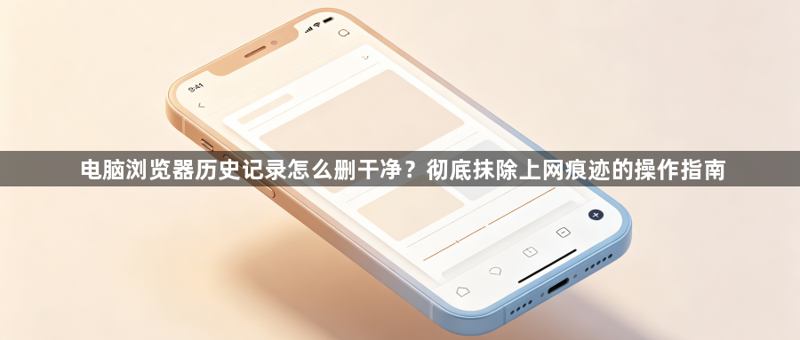 电脑浏览器历史记录怎么删干净?彻底抹除上网痕迹的操作指南1