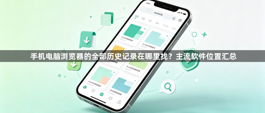 手机电脑浏览器的全部历史记录在哪里找？主流软件位置汇总1