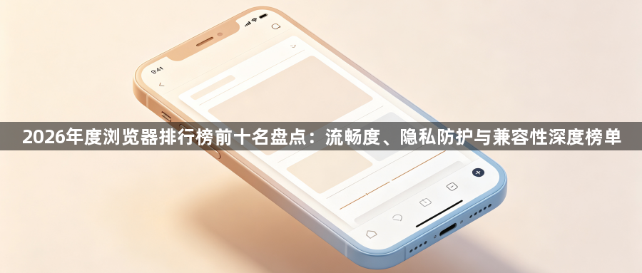 2026年度浏览器排行榜前十名盘点:流畅度、隐私防护与兼容性深度榜单1