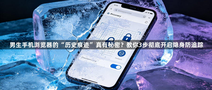 男生手机浏览器的“历史痕迹”真有秘密?教你3步彻底开启隐身防追踪1