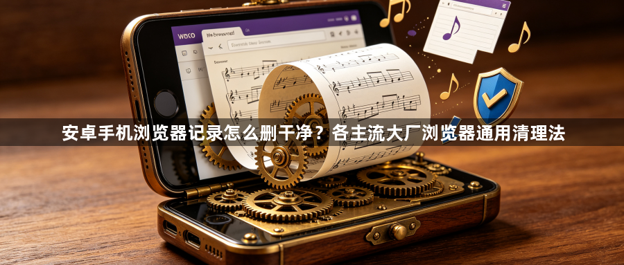 安卓手机浏览器记录怎么删干净?各主流大厂浏览器通用清理法1