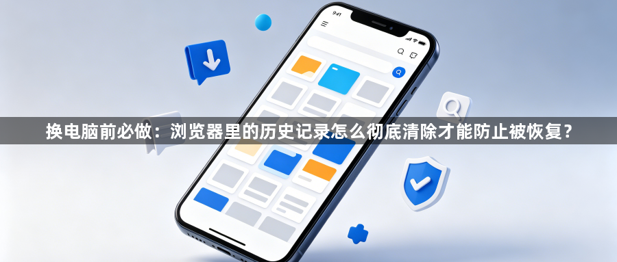 换电脑前必做：浏览器里的历史记录怎么彻底清除才能防止被恢复？1