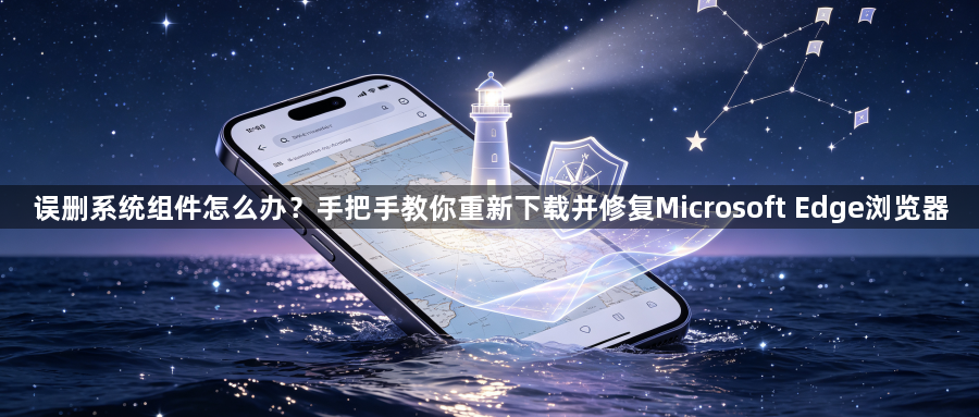 误删系统组件怎么办？手把手教你重新下载并修复Microsoft Edge浏览器1