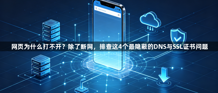 网页为什么打不开?除了断网,排查这4个最隐蔽的DNS与SSL证书问题1