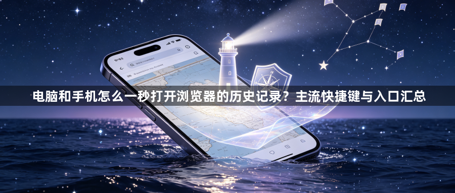 电脑和手机怎么一秒打开浏览器的历史记录?主流快捷键与入口汇总1