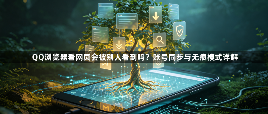 QQ浏览器看网页会被别人看到吗？账号同步与无痕模式详解