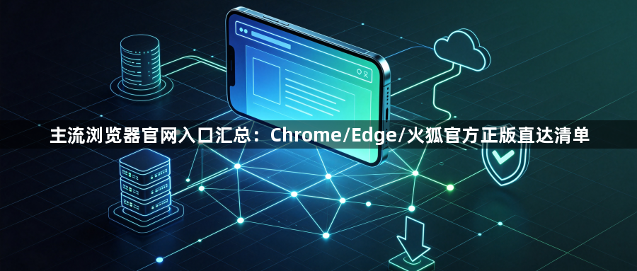 主流浏览器官网入口汇总：Chrome/Edge/火狐官方正版直达清单1