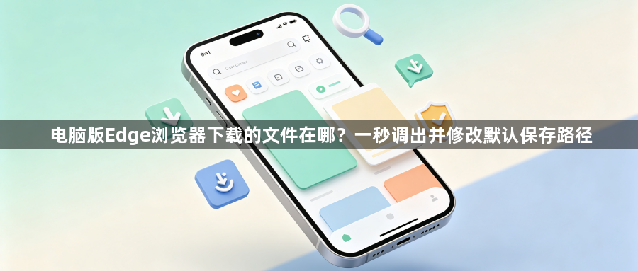电脑版Edge浏览器下载的文件在哪?一秒调出并修改默认保存路径1