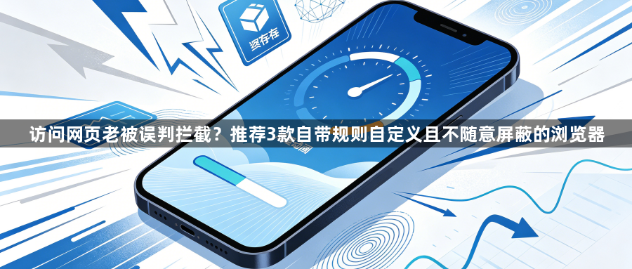 访问网页老被误判拦截？推荐3款自带规则自定义且不随意屏蔽的浏览器1
